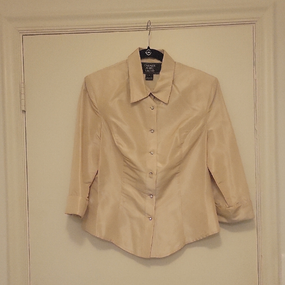 Stunning Cream Silk Blouse